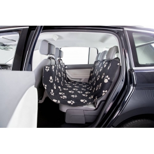 Car seat cover, 1.40 × 1.45 m, black/beige