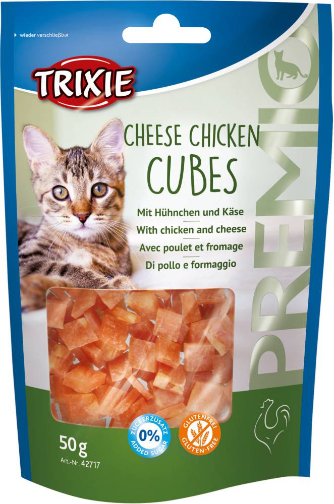 Kassimaius Premio Cheese Chicken Cubes 50g.