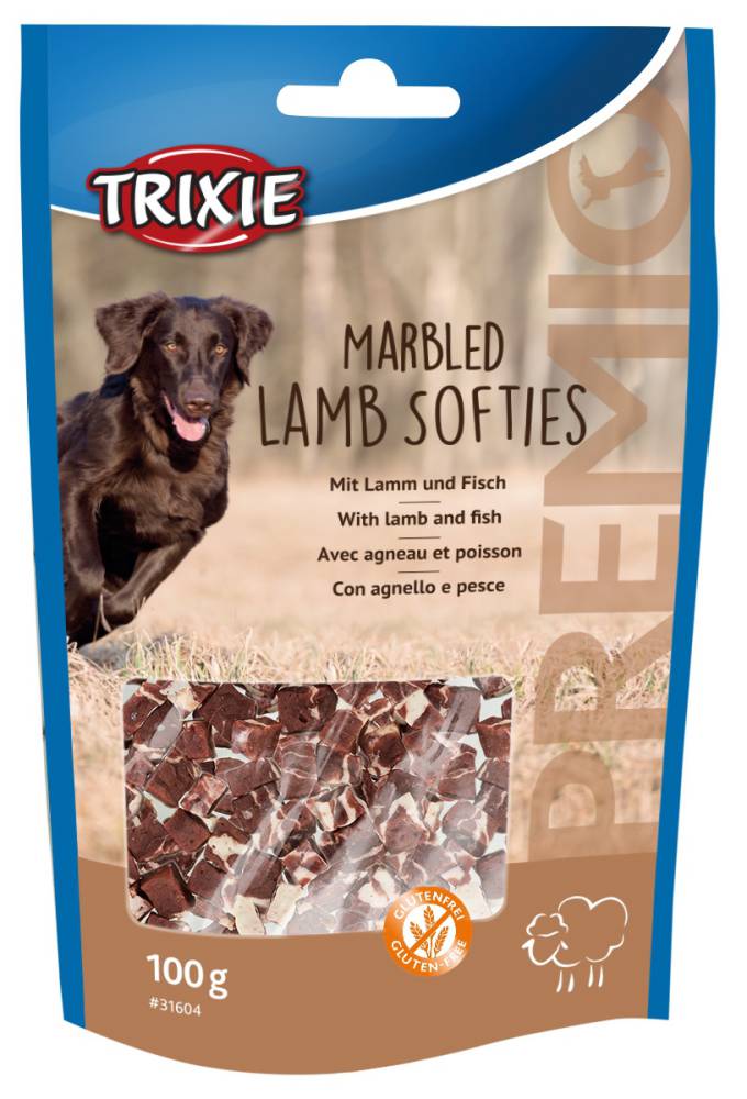 Koera maius PREMIO Marbled Lamb Softies, 100 g