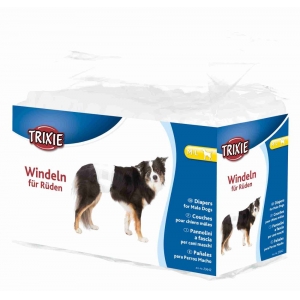 Diapers for male dogs, M–L: 46–60 cm, 12 pcs.