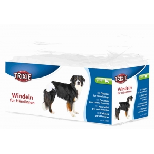 Diapers for female dogs, S–M: 28–40 cm, 12 pcs.