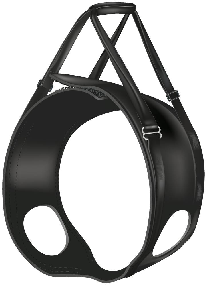 Walking aid, M: 55–65 cm, black