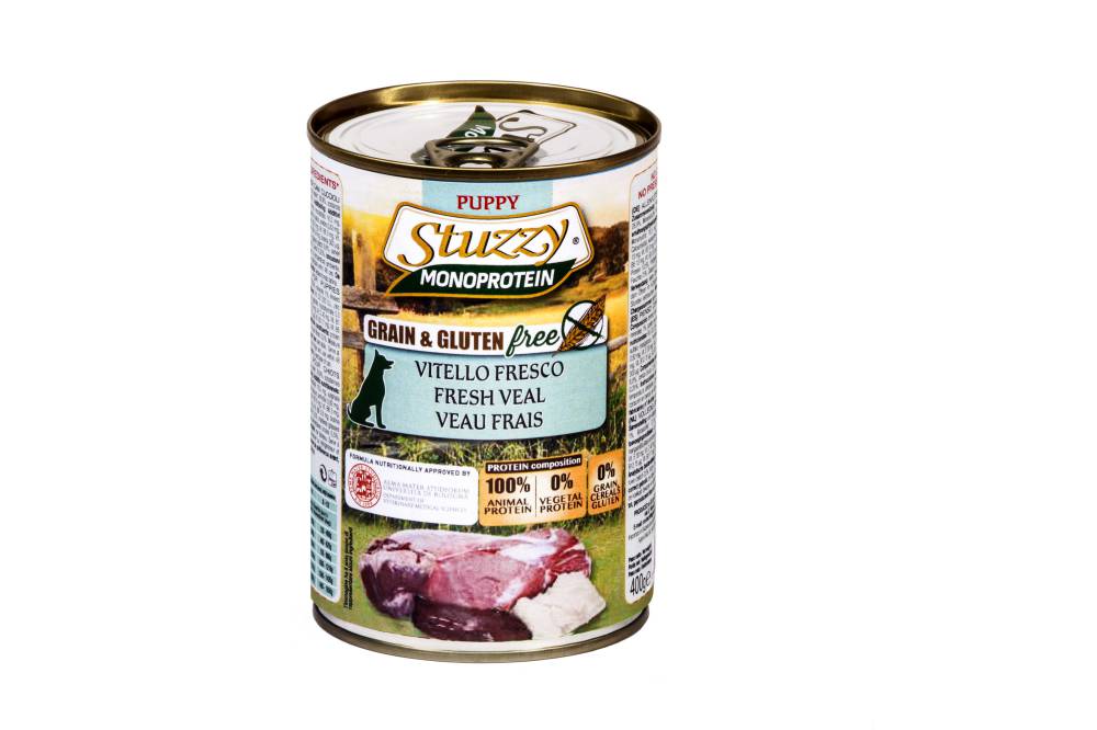 STUZZY Dog Monoprotein 400 gr. Can Puppy Veal