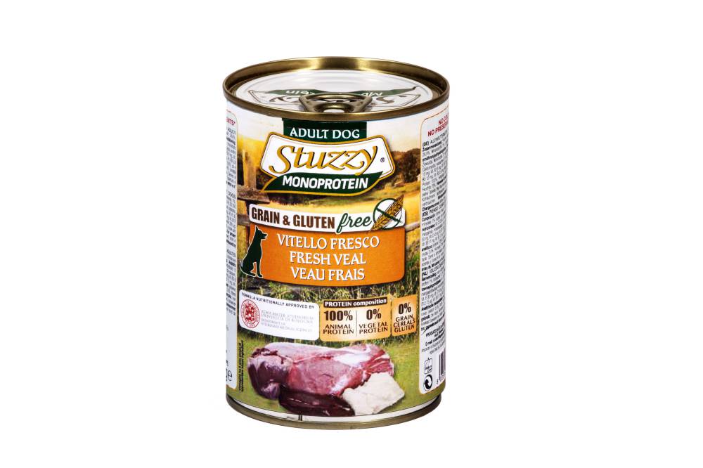 STUZZY Dog Monoprotein 400 gr. Can Veal