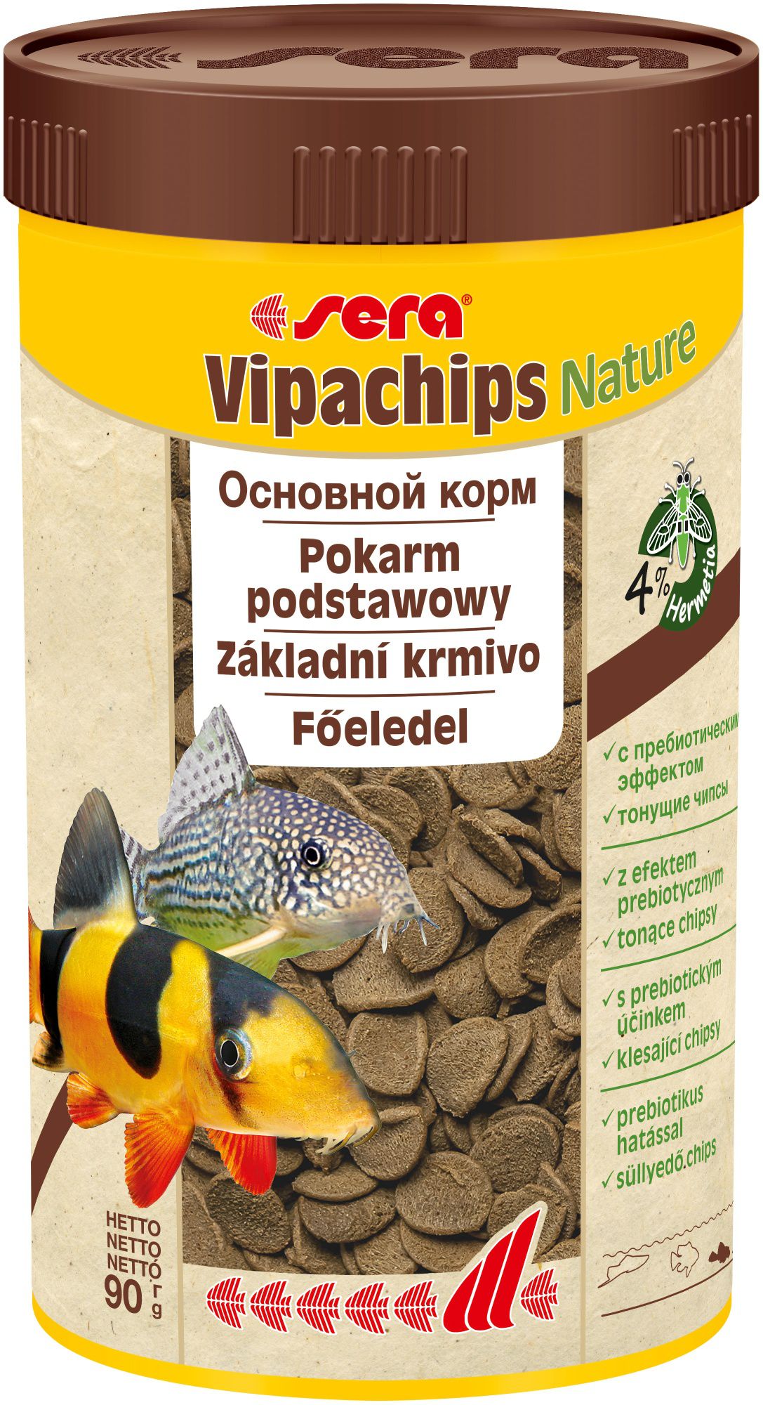 sera Vipachips Nature 250 ml