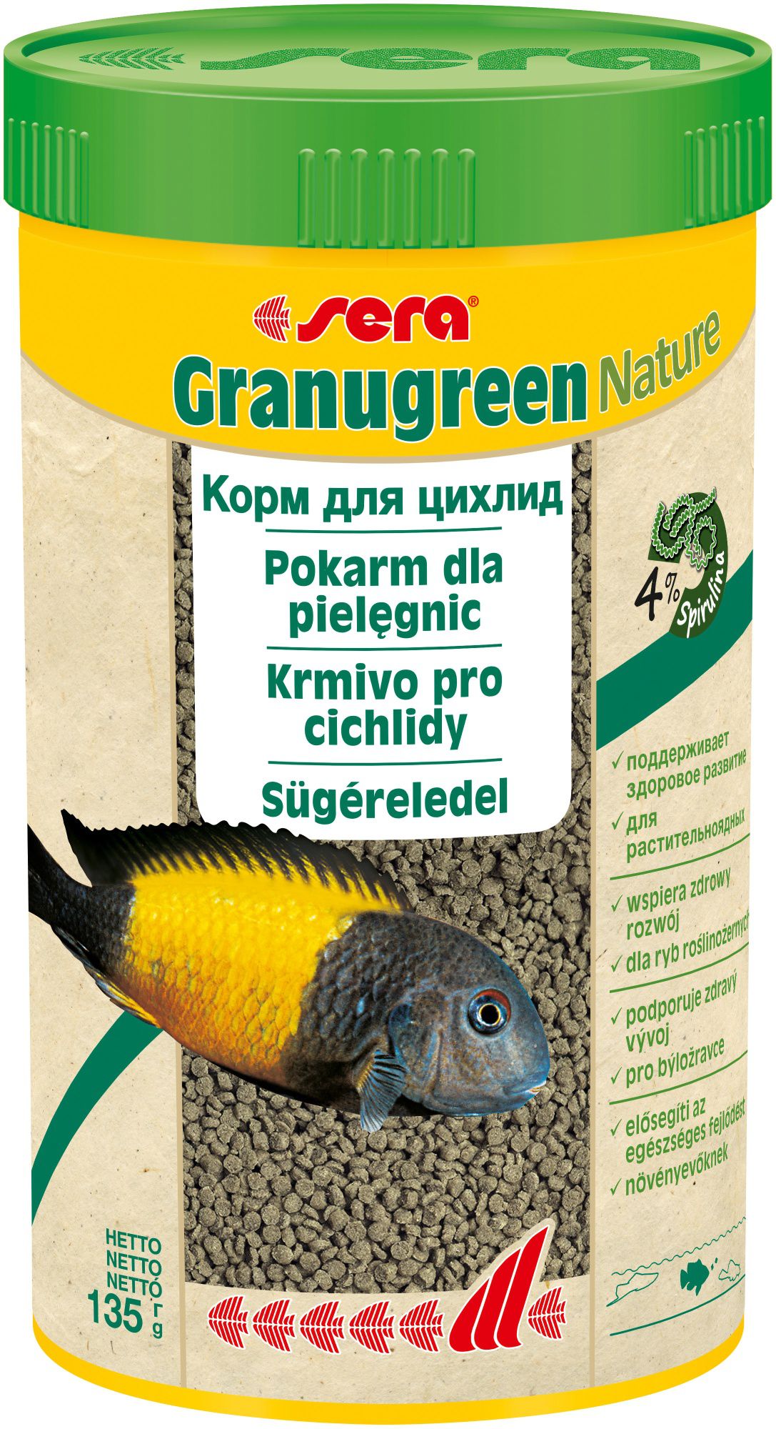 Sera Granugreen Nature 250ml/135g