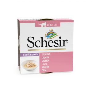 SCHESIR Cat Nat. Brine 85 gr. Can Salmon Natural Style