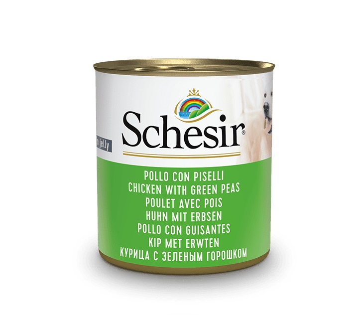 Schesir kana + herned želees 285g, märgtoit koertele