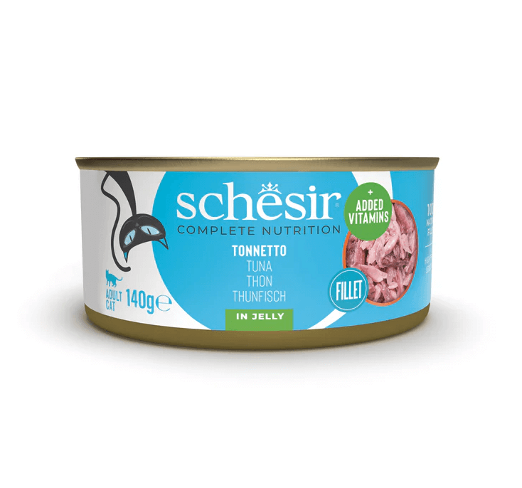 Schesir tuunikala želees 140g, märgtoit kassidele