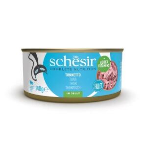 Schesir tuunikala želees 140g, märgtoit kassidele