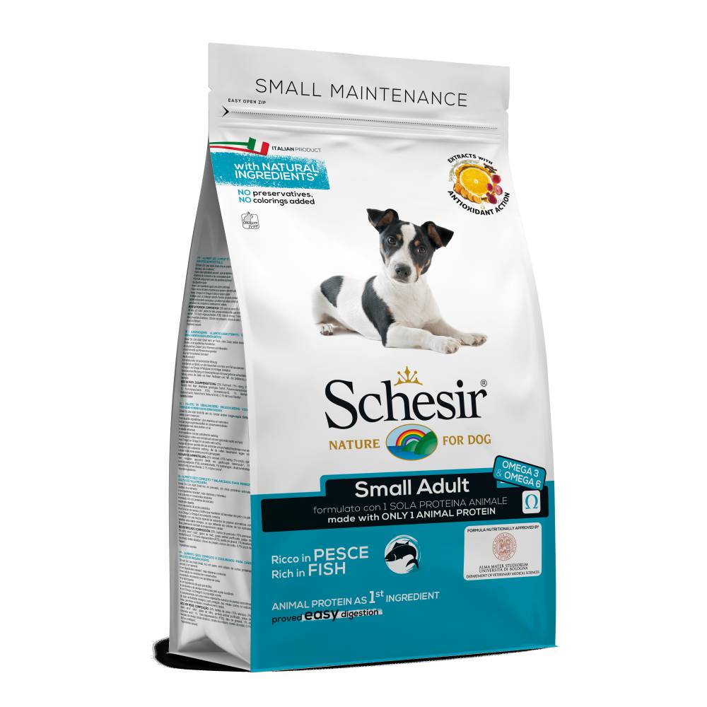 Schesir Small Maintenance kalaga 2kg, kuivtoit koertele