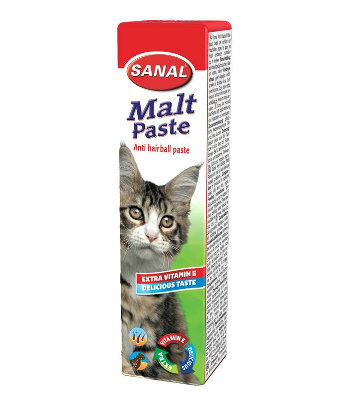 SANAL CARE Malt Anti-Hairball Paste 20g cat 20g