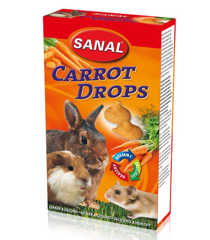 SANAL RODENTS Carrot Drops 45g