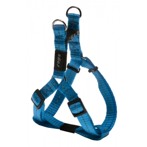 Rogz Utility Small 11mm Nitelife Step-in Dog Harness, Turquoise Reflective