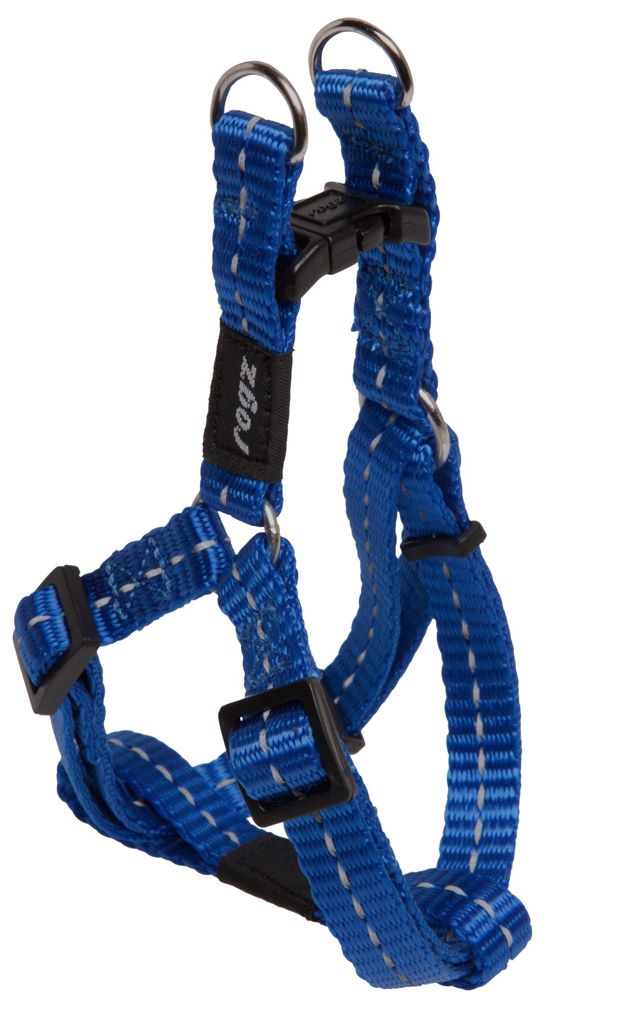 Rogz Utility Small 11mm Nitelife Step-in Dog Harness, Blue Reflective