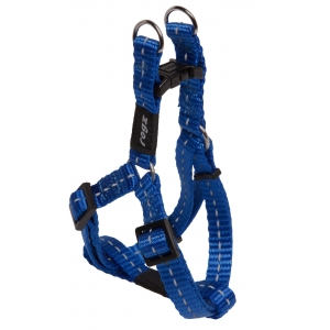 Rogz Utility Small 11mm Nitelife Step-in Dog Harness, Blue Reflective