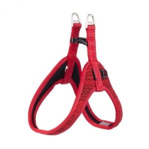 Rogz Utility Small/Medium Fast Fit Dog Harness, Red Reflective