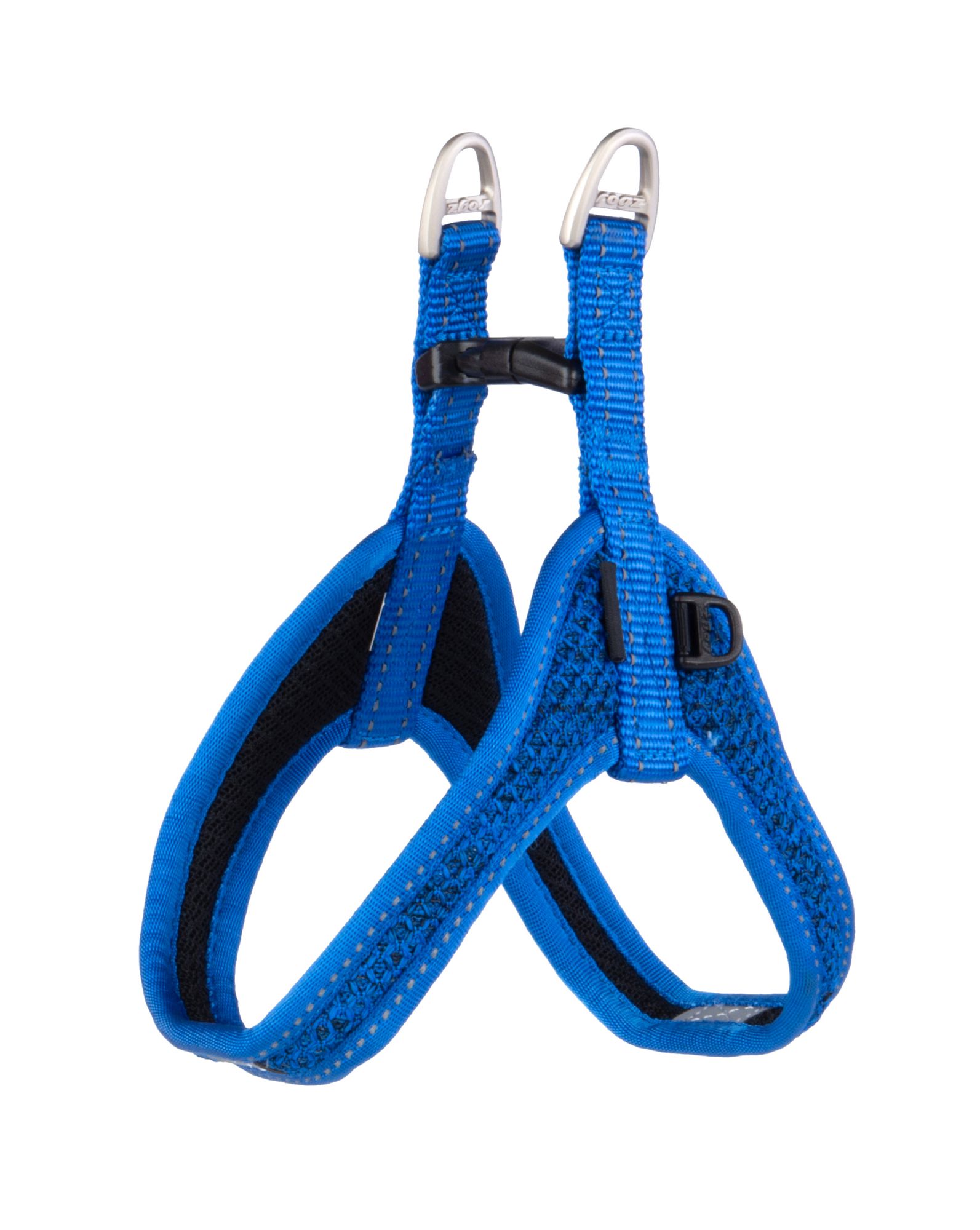 Rogz Utility Small Nitelife Fast Fit Dog Harness, Blue Reflective