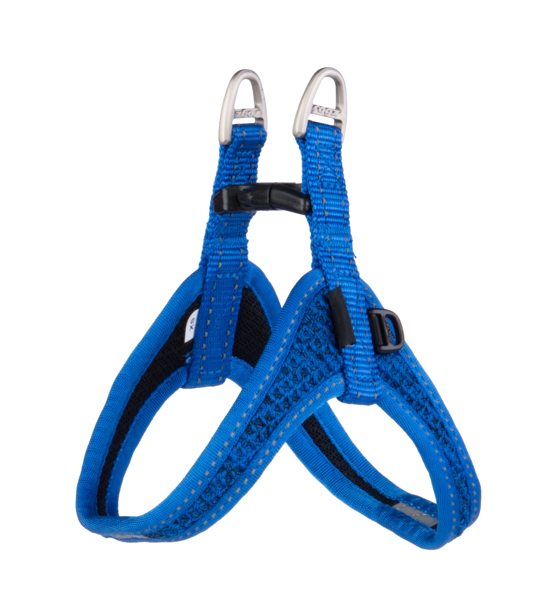 Rogz Utility Extra Small Fast Fit Dog Harness, Blue Reflective