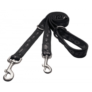 Rogz Alpinist Extra Large 25mm Everest Multi-Purpose Dog Lead, Black Rogz Design