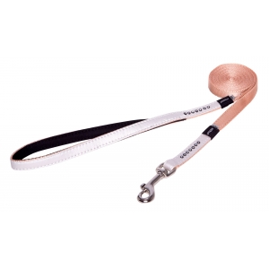 Rogz Lapz 13mm Small Luna Fixed Long Dog Lead, Ivory