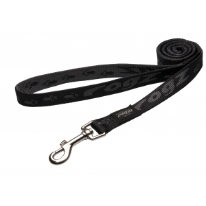 Rogz Alpinist Large 20mm K2 Fixed Dog Lead, Black Rogz Design