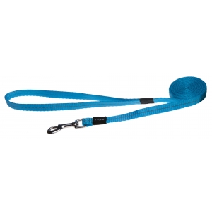 Rogz Utility Small 11mm Nitelife Fixed Dog Lead, Turquoise Reflective