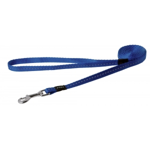 Rogz Utility Small 11mm Nitelife Fixed Dog Lead, Blue Reflective