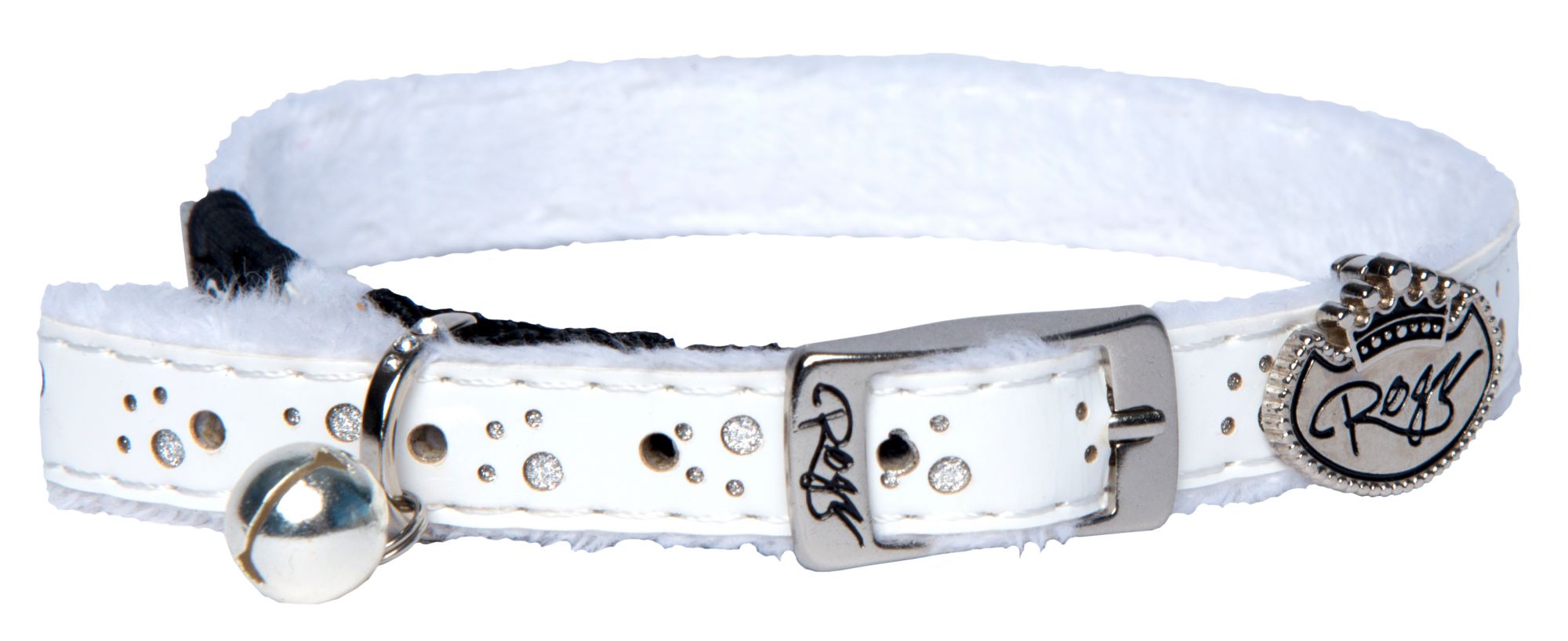 Rogz Catz TrendyCat 11mm Pin Buckle Cat Collar, White