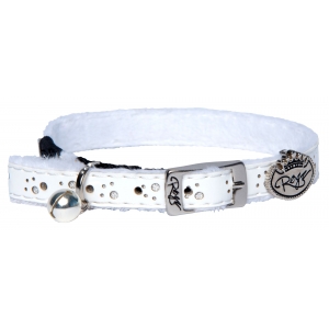 Rogz Catz TrendyCat 11mm Pin Buckle Cat Collar, White