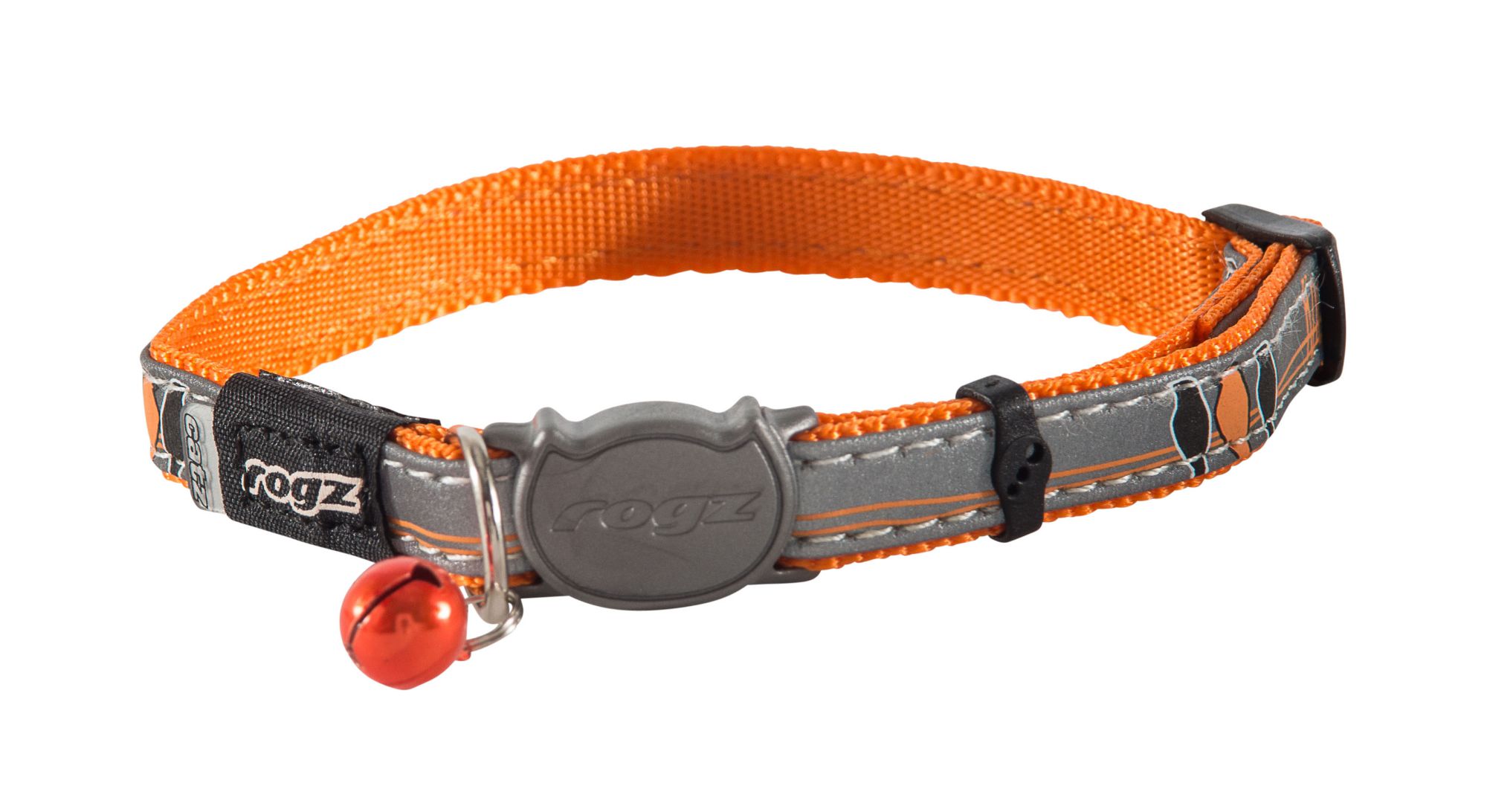 Kassi kaelarihm Nightcat Orange Birds on 11mm-3/8