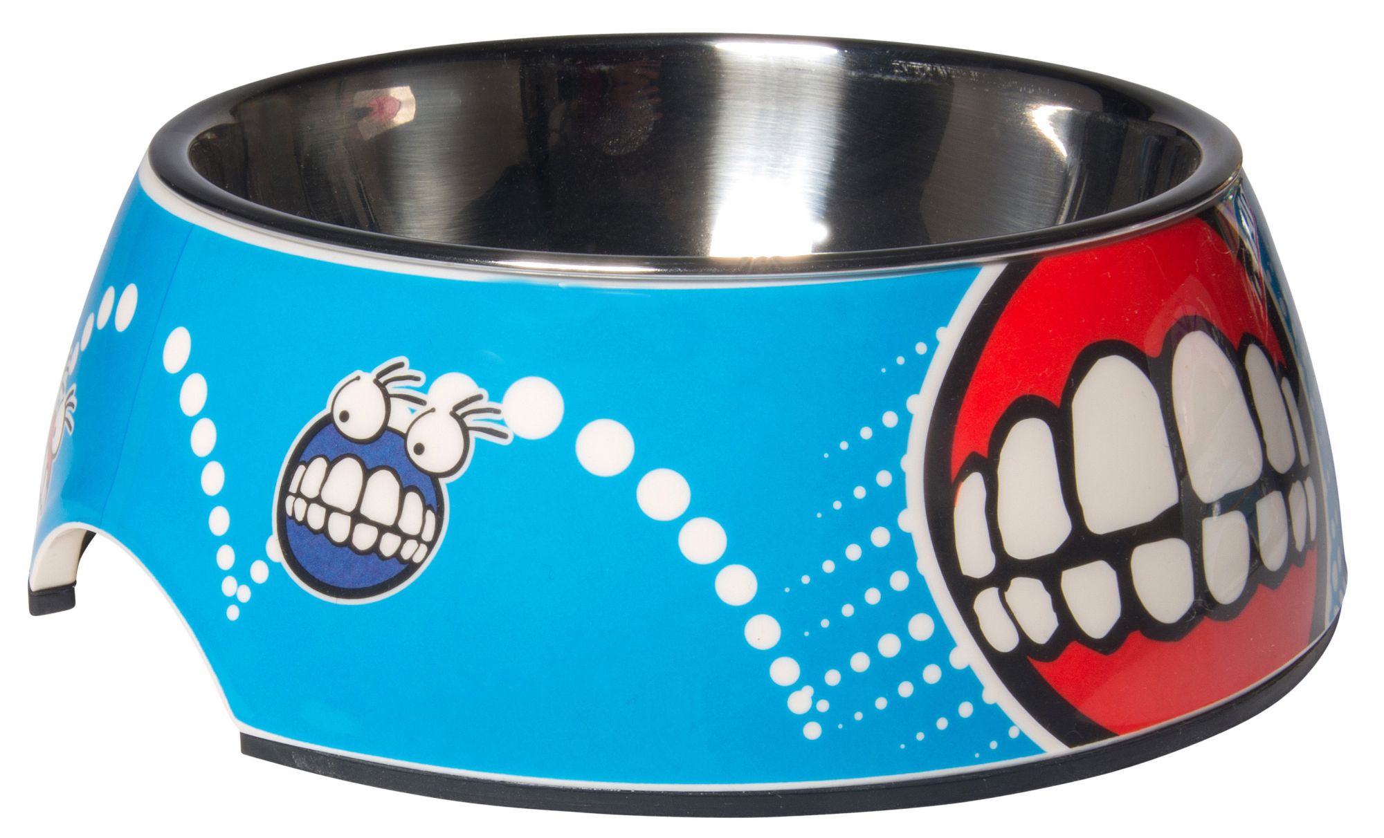 Rogz 2-in-1Medium 350ml Bubble Dog Bowl, Comic Design