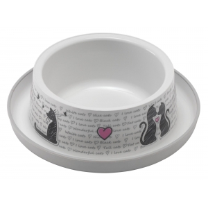 trendy dinner nr 1 - 350 ml cat's in love grey white