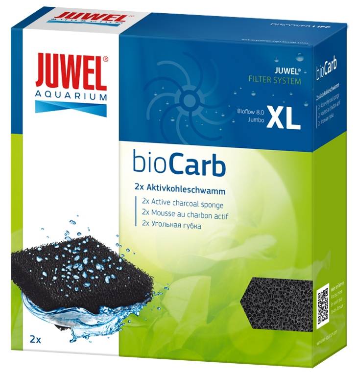 bioCarb XL (Jumbo) - active charcoal sponge