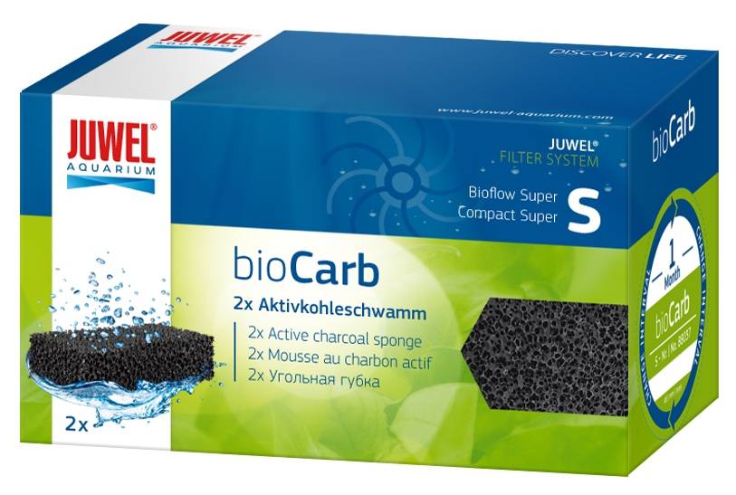 Akv.filtrielement BioCarb S 'Compact Carbon Sponge' (süsi)