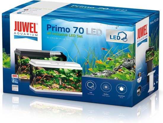 Akvaarium Primo 70 LED White (valge)