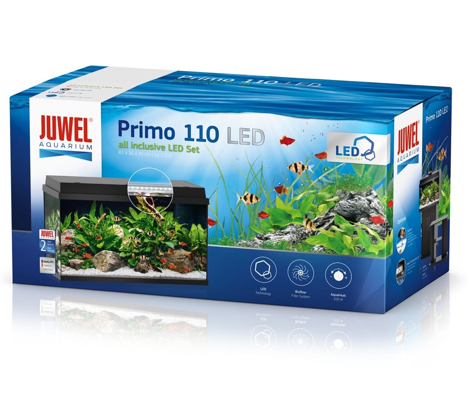 Akvaarium Primo 110 LED Black (must)