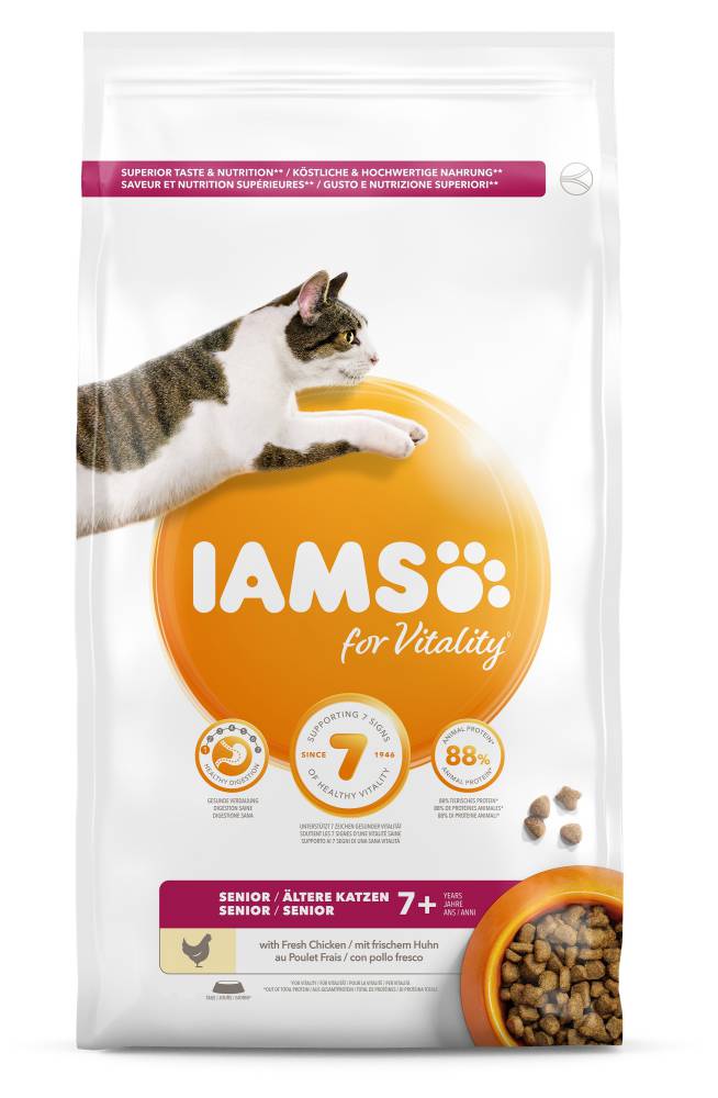 IAMS CAT Mature&Senior Chicken 2.55kg