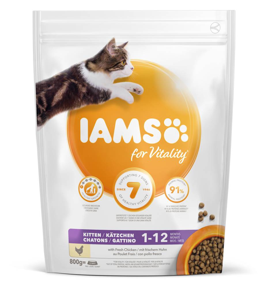 IAMS CAT Kitten kanaga 800g