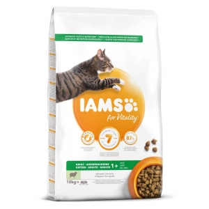 IAMS for Vitality dry cat food (kibble) for adult cats with lamb 10 kg