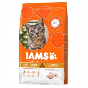 IAMS for Vitality dry cat food (kibble) for adult cats with fresh chicken 3 kg