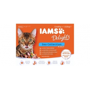 IAMS kons-12x85g. Delight Sea in Jelly