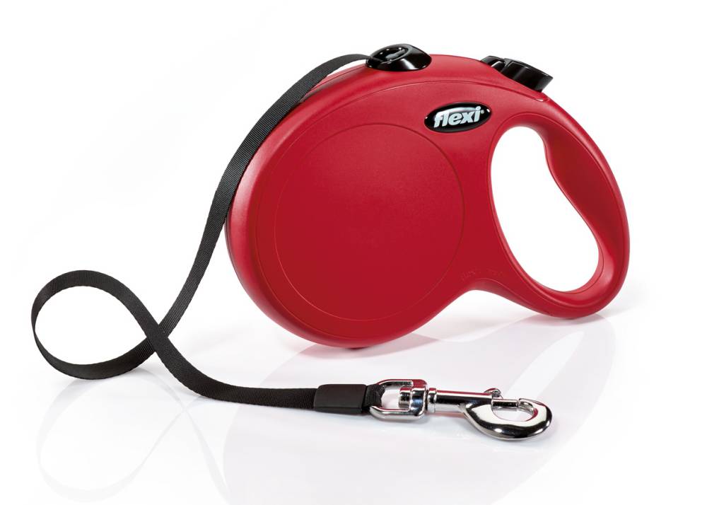 flexi New CLASSIC, tape leash, L: 5 m, red