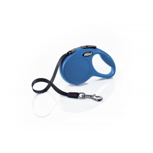 flexi New CLASSIC, tape leash, XS: 3 m, blue