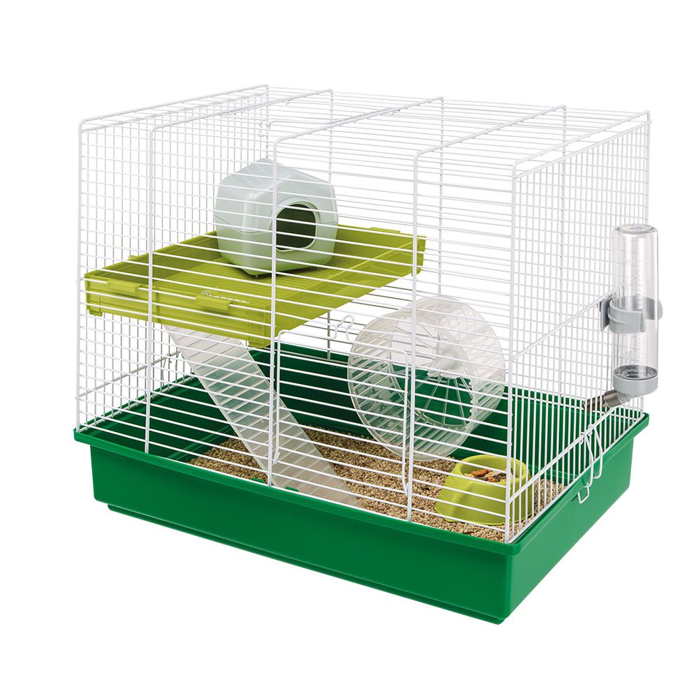 CAGE HAMSTER DUO WHITE 47X30X32CM