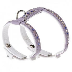 LUX P L HARNESS WHITE-PURPLE