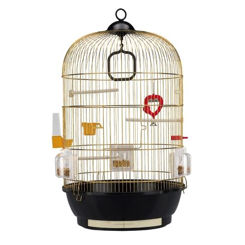 CAGE DIVA ANTIQUE BRASS 42,5X42,5X55,8CM