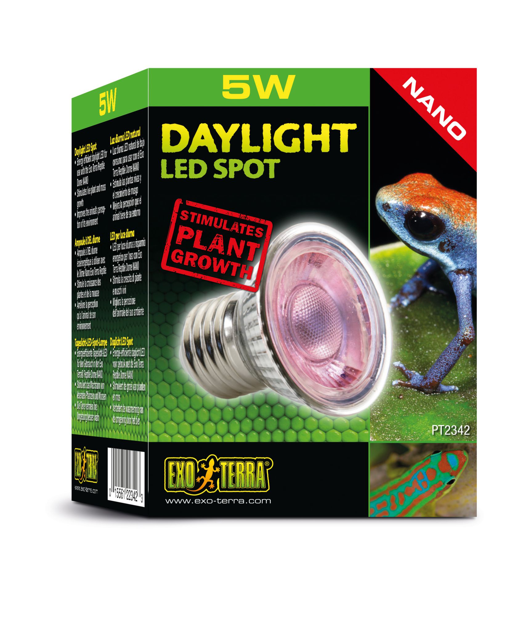 Terrariumi lamp Daylight LED Spot NANO 5w PT2342