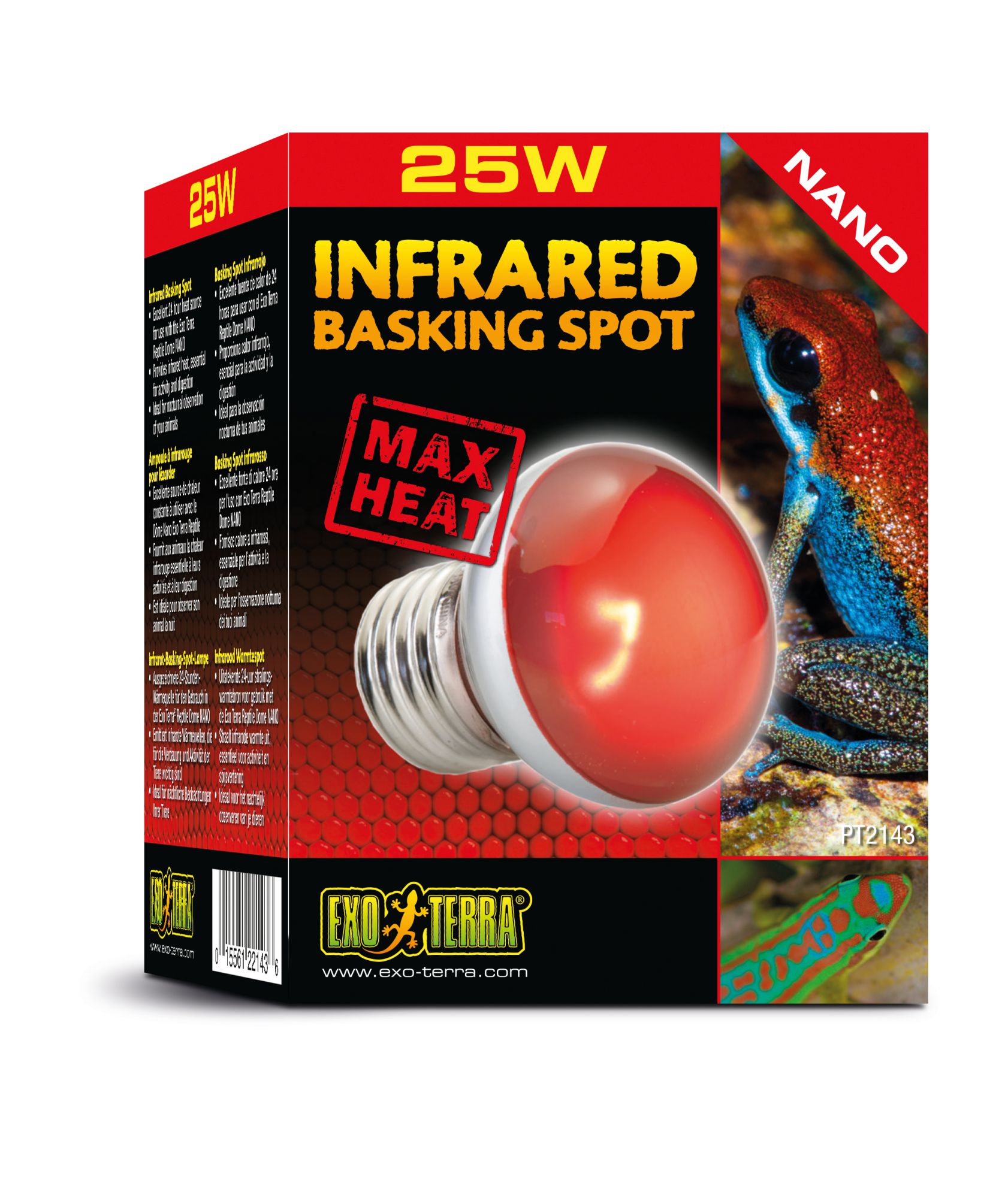 Terrariumi lamp Infrarot Basking Spot NANO 25w PT2143