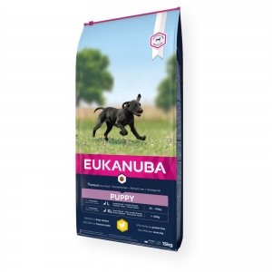 EUKANUBA Puppy kanalihaga suurtele koertele 15 kg